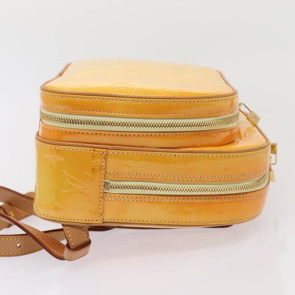 LOUIS VUITTON Monogram Vernis Marley Backpack Yellow M91040 LV Auth ep5066 - Picture 3 of 16